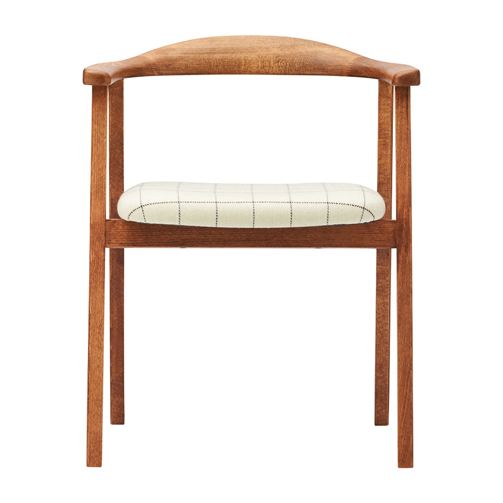 Akita Mokko Dining Chair Windsor Chair No. 500 Beech Wood Walnut Color Cafe Chair Wooden Chair Bentwood Furniture