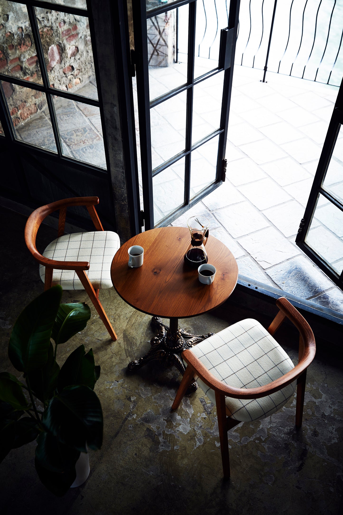 Akita Mokko Dining Chair Windsor Chair No. 500 Beech Wood Walnut Color Cafe Chair Wooden Chair Bentwood Furniture