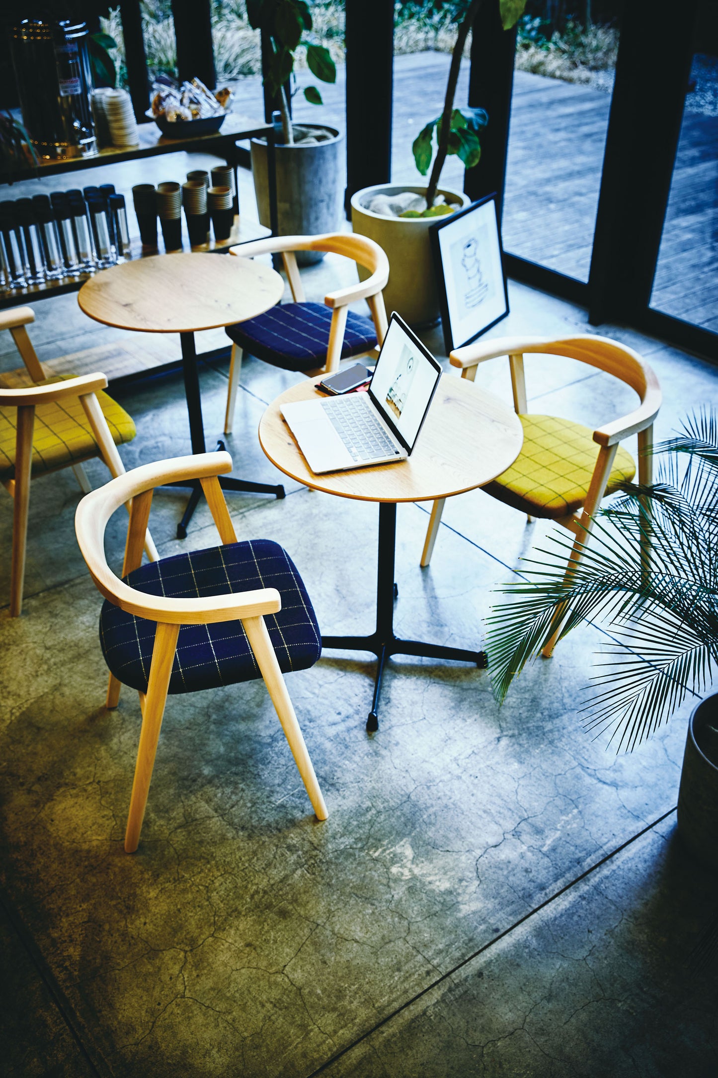 Akita Mokko Dining Chair Windsor Chair No. 500 Beech Wood Walnut Color Cafe Chair Wooden Chair Bentwood Furniture