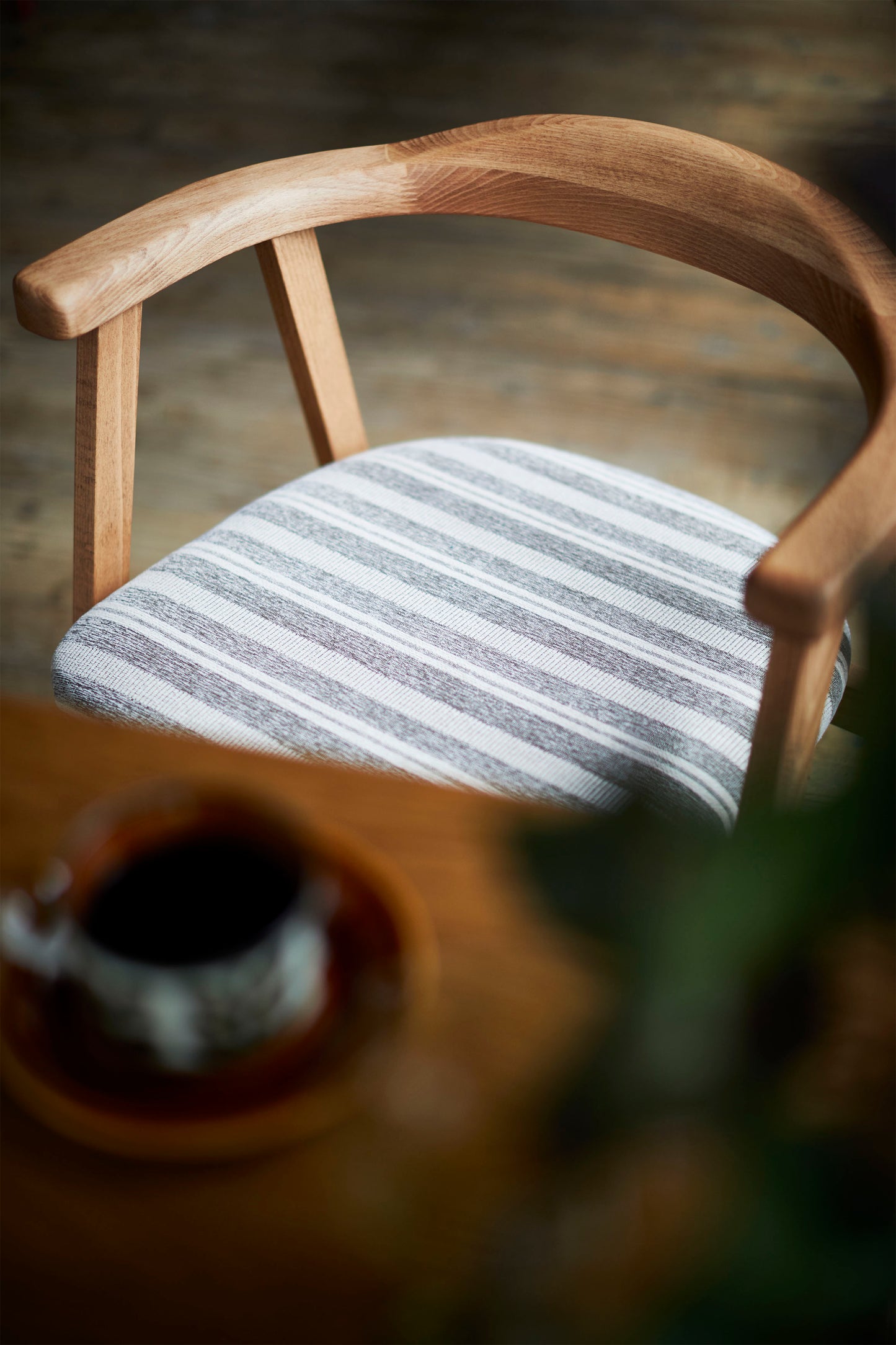 Akita Mokko Dining Chair Windsor Chair No. 500 Beech Wood Walnut Color Cafe Chair Wooden Chair Bentwood Furniture