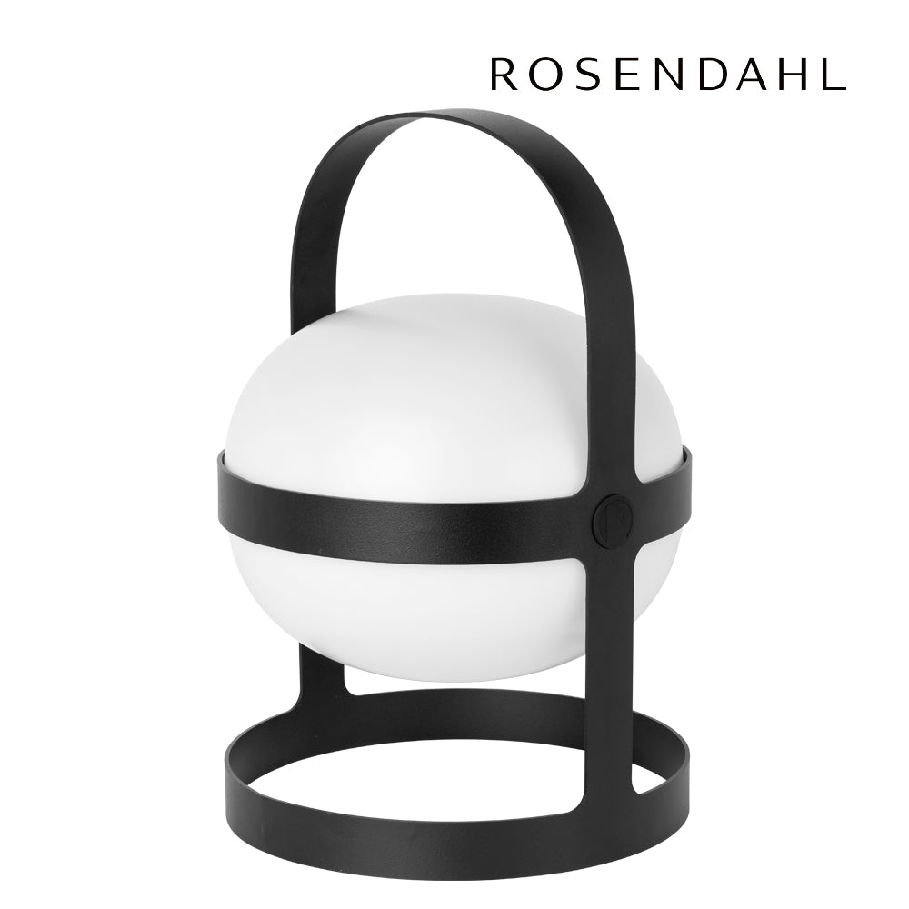 Rosendahl Spot Solar Black H34cm ROSENDAHL COPENHAGEN SOFT SPOT Lantern Outdoor Lighting Scandinavian Interior Stylish