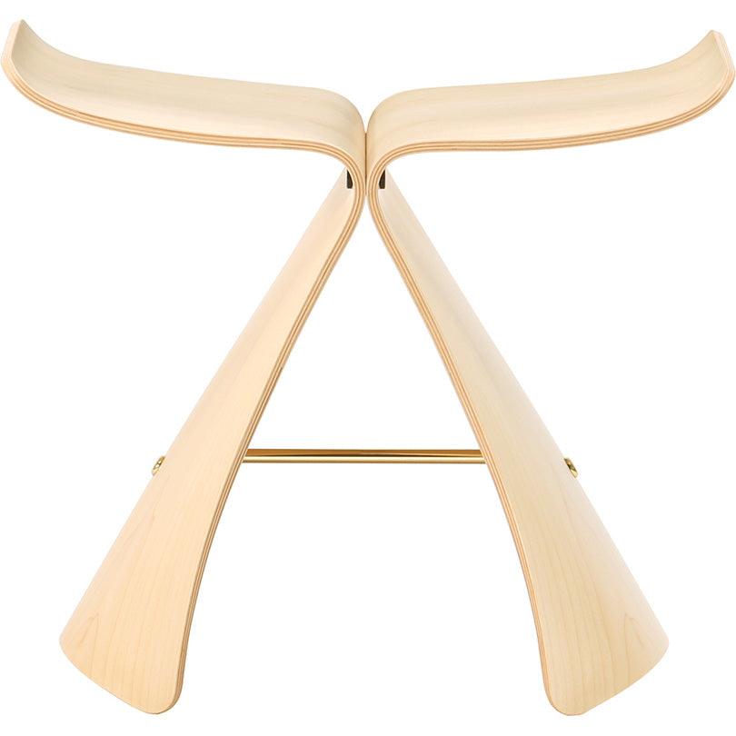 Sori Yanagi Tendo Mokko TENDO Butterfly Stool Sori Yanagi S-0521RW-ST Stool Stylish Interior