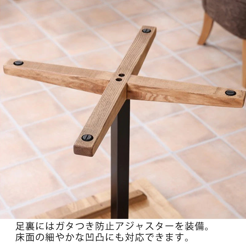 カフェテーブル 幅60 奥行70 長方形テーブル タイル 無垢 ナチュラル 北欧 toffy トフィー and g アンジー nora ノラ テーブル コーヒーテーブル リビングテーブル