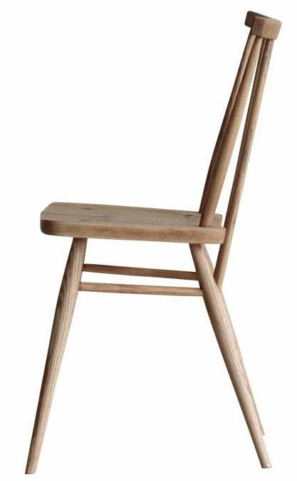 Akita Mokko Dining Chair Windsor Chair No. 500 Beech Wood Walnut Color Cafe Chair Wooden Chair Bentwood Furniture