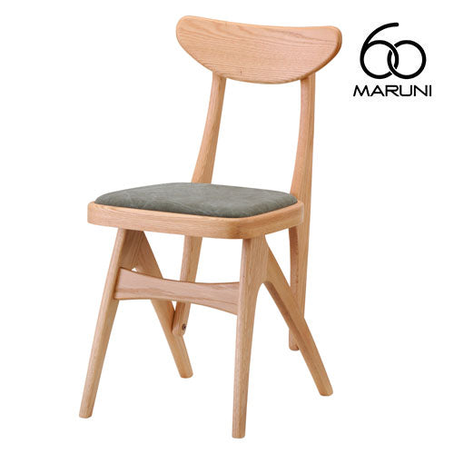 マルニ60 maruni60 マルニロクマル オークフレーム デルタチェア ダイニングチェア 椅子 木製 椅子 おしゃれ かわいい 布地 M-02