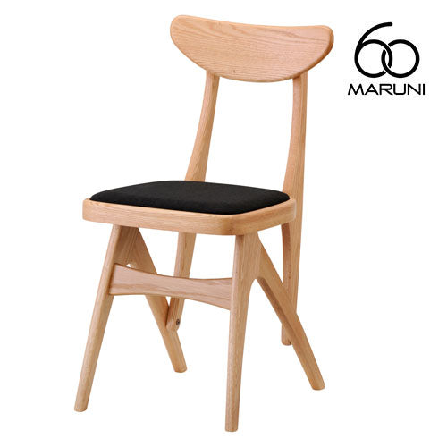 マルニ60 maruni60 マルニロクマル オークフレーム デルタチェア ダイニングチェア 椅子 木製 椅子 おしゃれ かわいい 布地 M-02