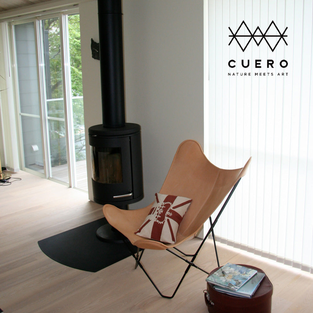 CUERO BKF BUTTERFLY CHAIR MARIPOSA BKF Chair Butterfly Chair Mariposa Natural Nordic Leather Personal Chair