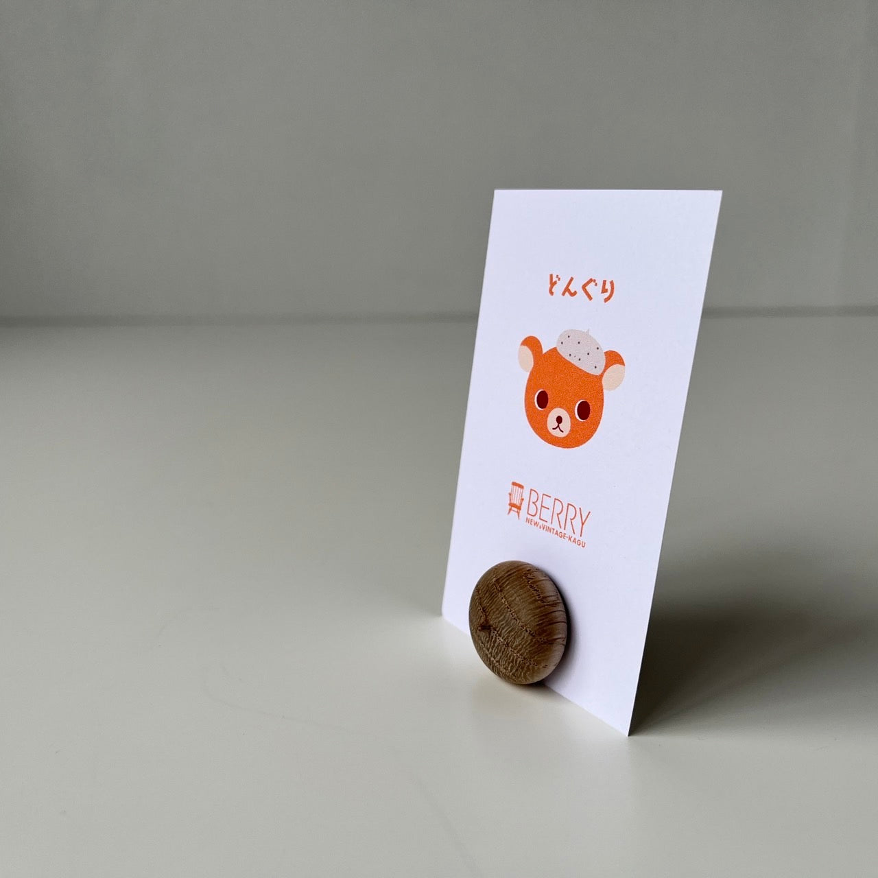 oak village オークヴィレッジ どんぐりカードスタンド カードスタンド