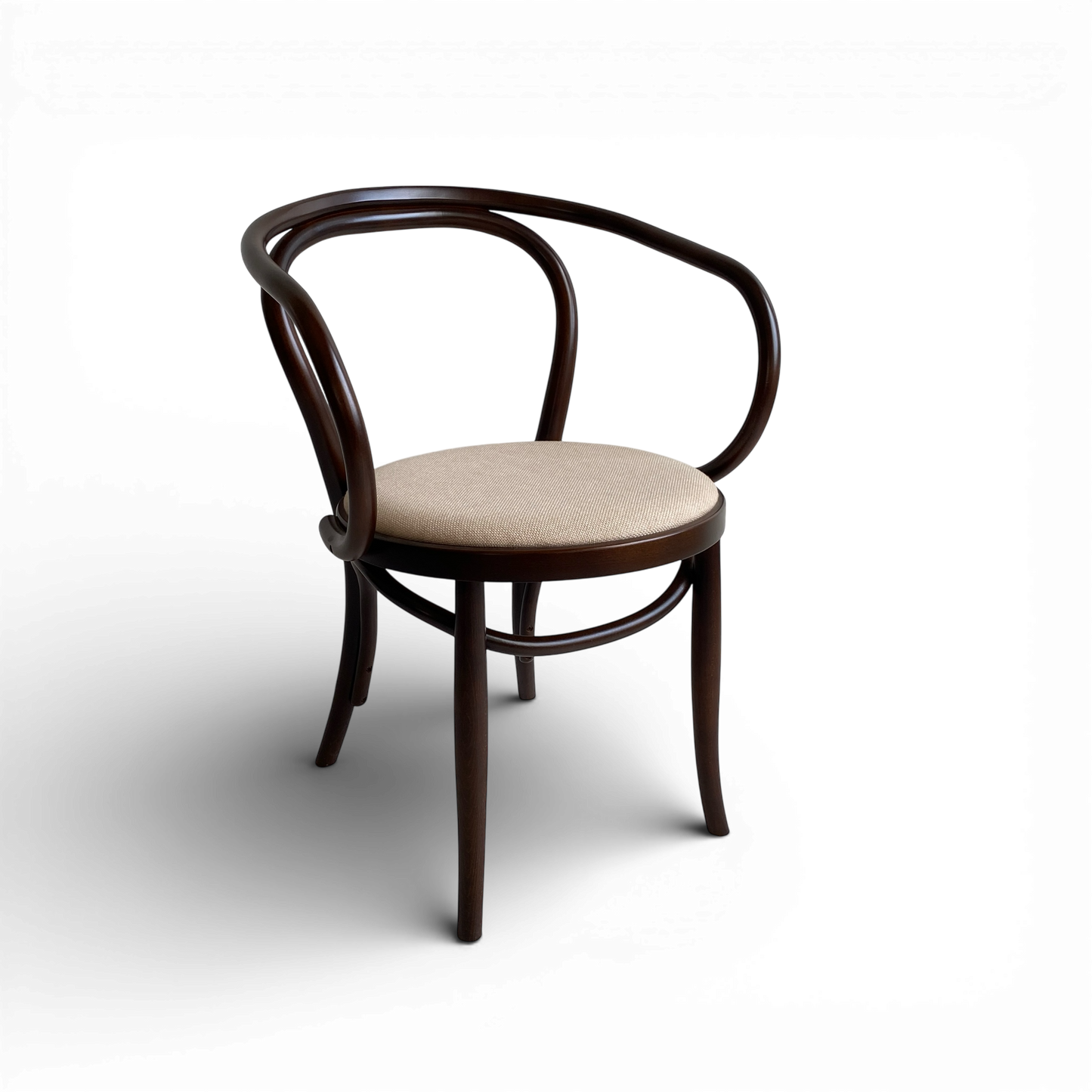 Akita Mokko Dining Chair Windsor Chair No. 500 Beech Wood Walnut Color Cafe Chair Wooden Chair Bentwood Furniture