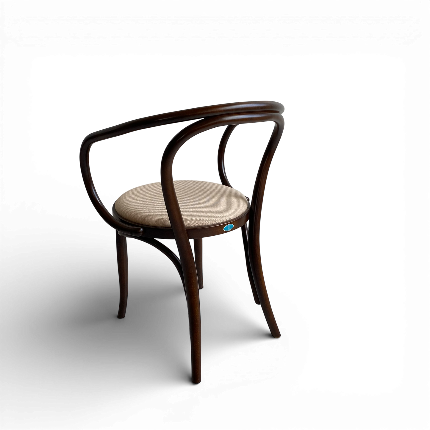 Akita Mokko Dining Chair Windsor Chair No. 500 Beech Wood Walnut Color Cafe Chair Wooden Chair Bentwood Furniture