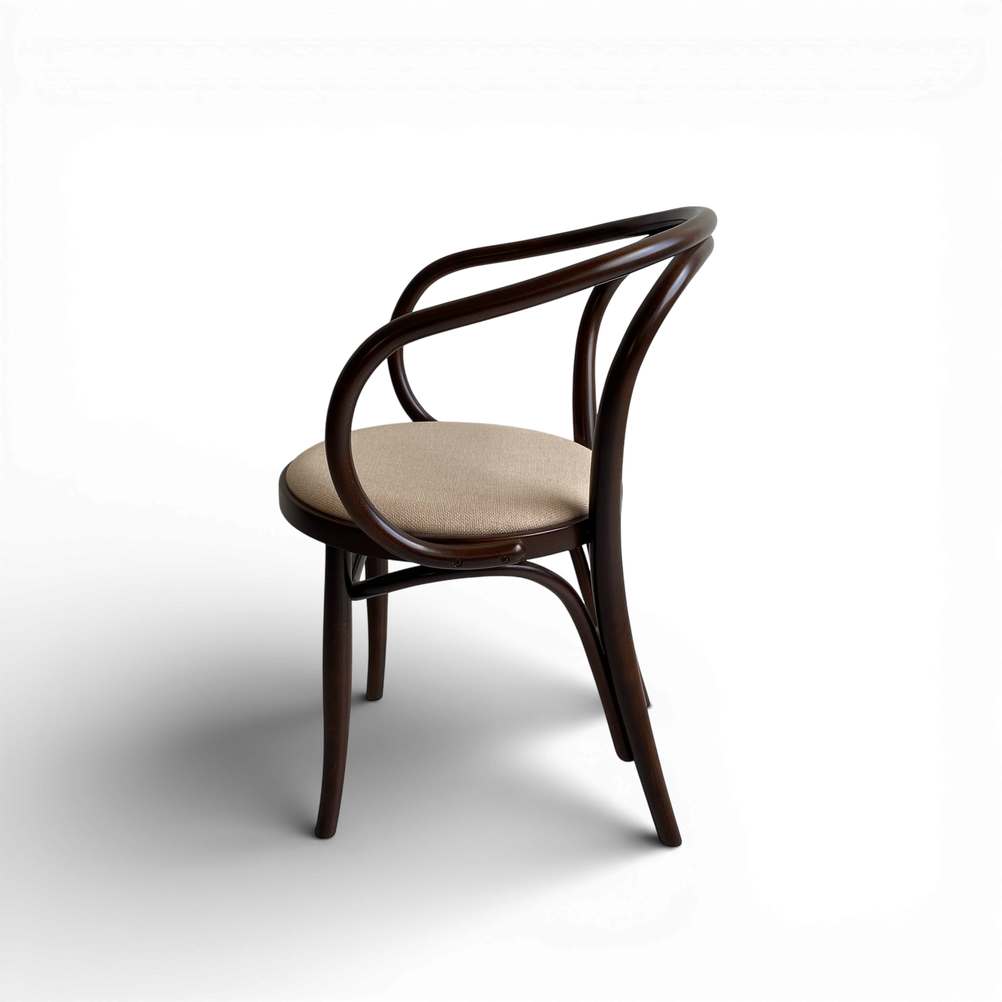 Akita Mokko Dining Chair Windsor Chair No. 500 Beech Wood Walnut Color Cafe Chair Wooden Chair Bentwood Furniture