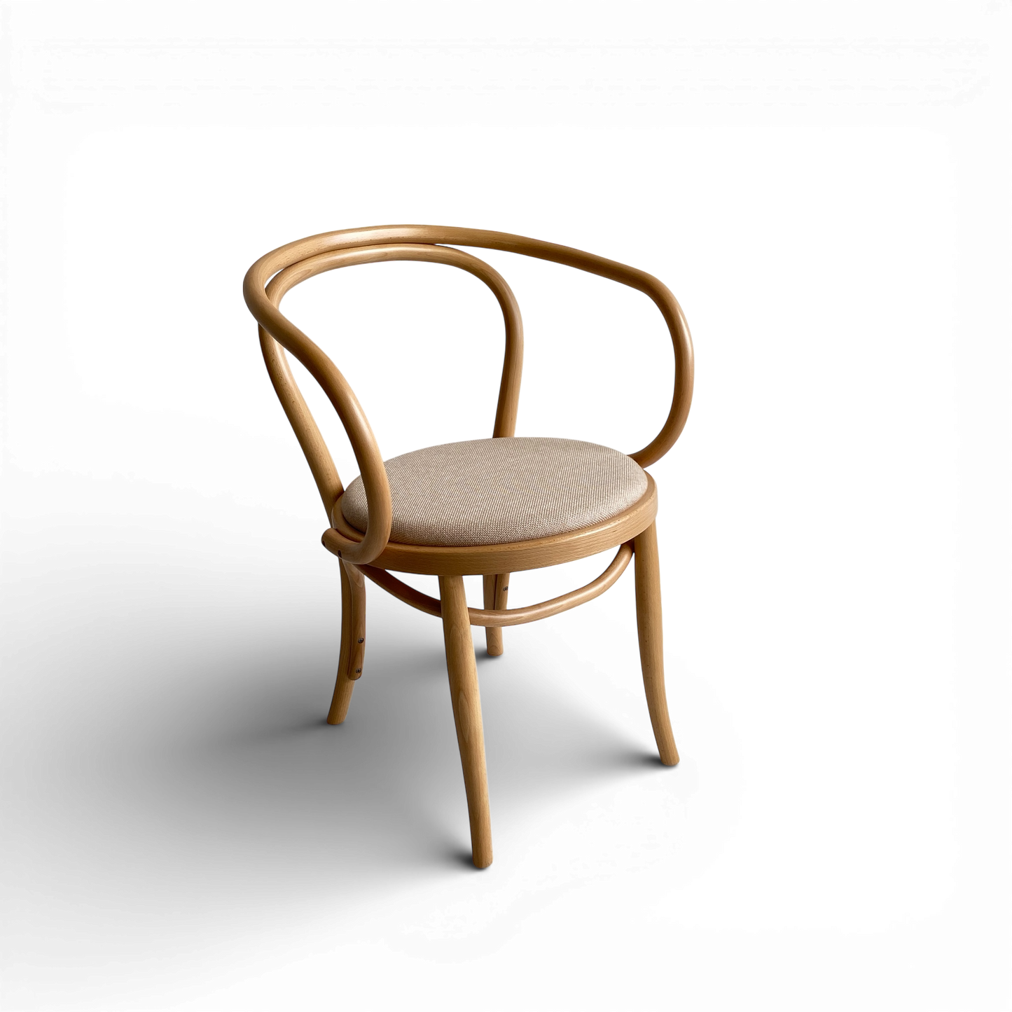 Akita Mokko Dining Chair Windsor Chair No. 500 Beech Wood Walnut Color Cafe Chair Wooden Chair Bentwood Furniture