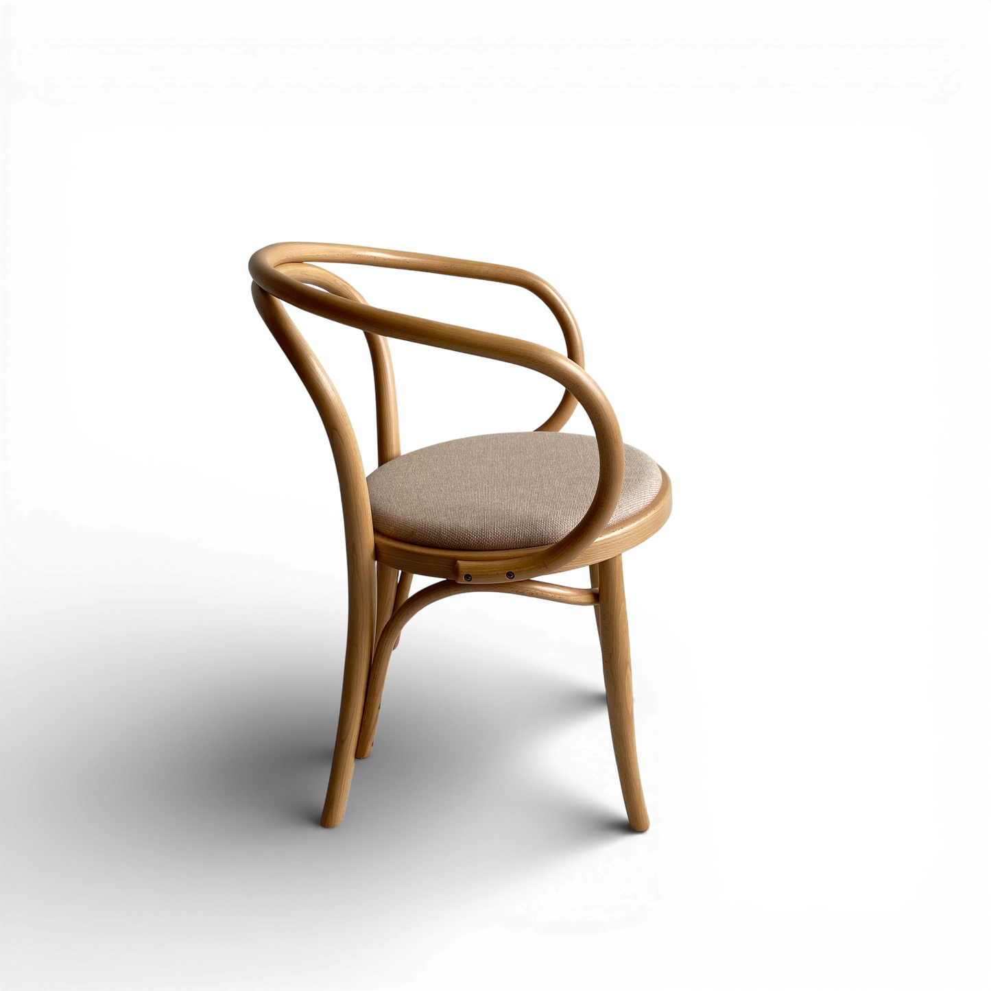 Akita Mokko Dining Chair Windsor Chair No. 500 Beech Wood Walnut Color Cafe Chair Wooden Chair Bentwood Furniture