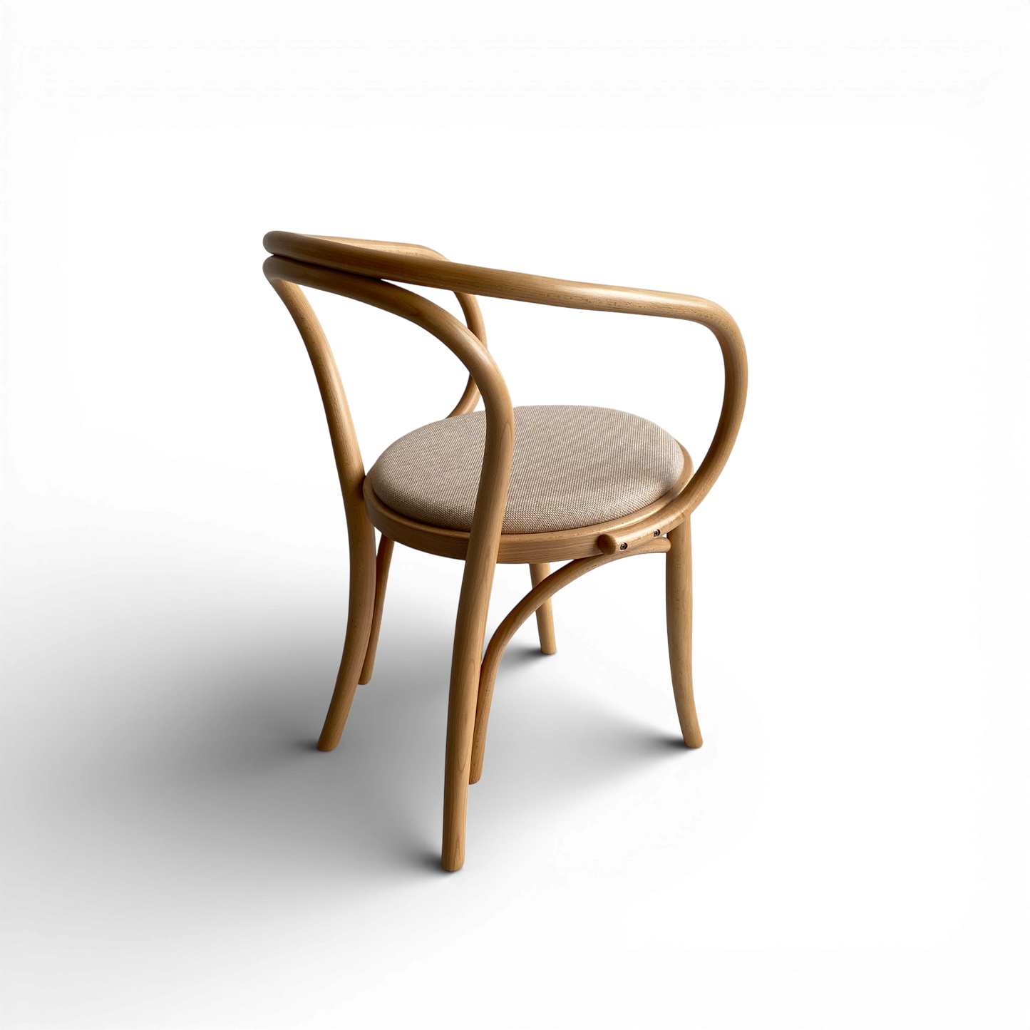 Akita Mokko Dining Chair Windsor Chair No. 500 Beech Wood Walnut Color Cafe Chair Wooden Chair Bentwood Furniture