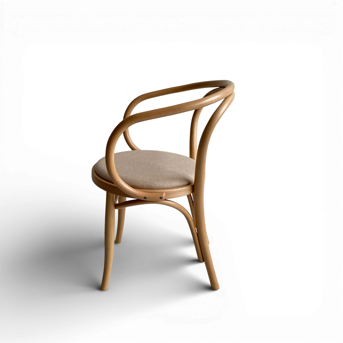 Akita Mokko Dining Chair Windsor Chair No. 500 Beech Wood Walnut Color Cafe Chair Wooden Chair Bentwood Furniture