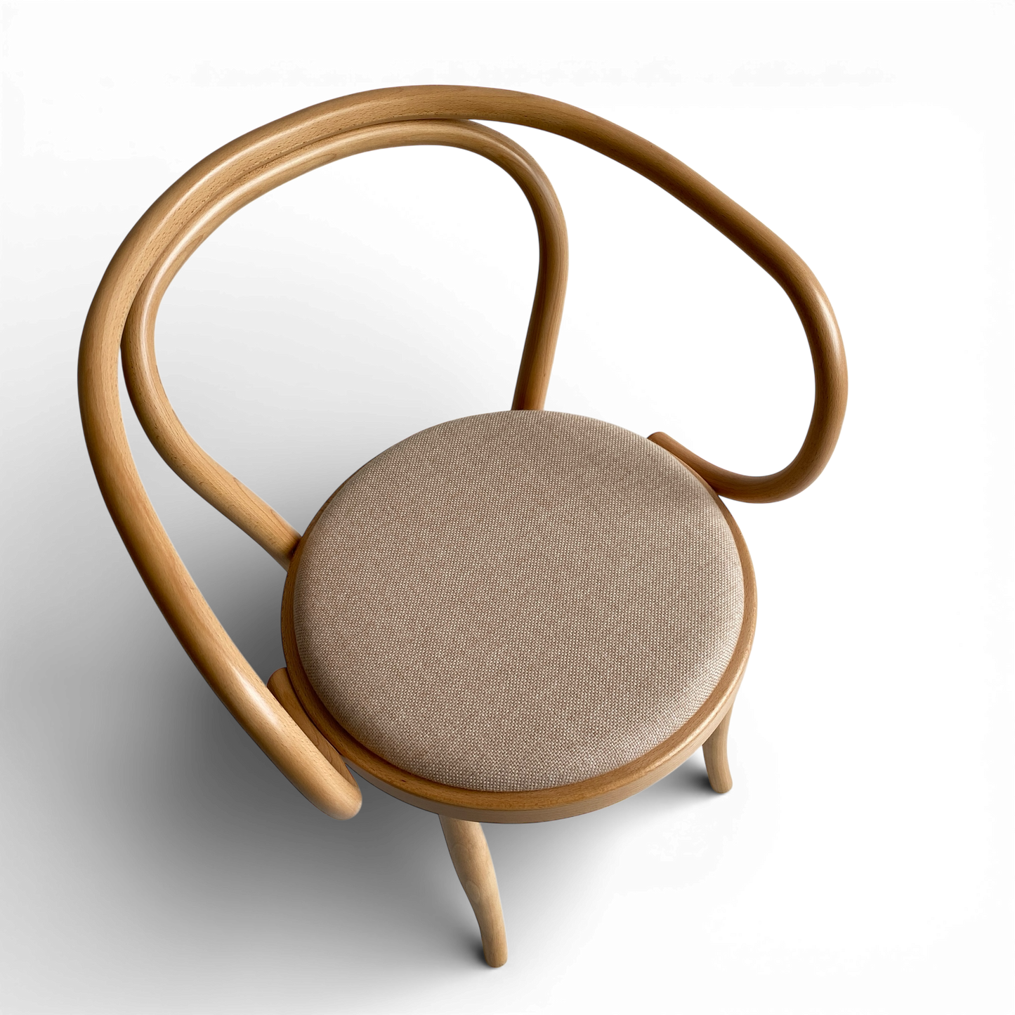 Akita Mokko Dining Chair Windsor Chair No. 500 Beech Wood Walnut Color Cafe Chair Wooden Chair Bentwood Furniture