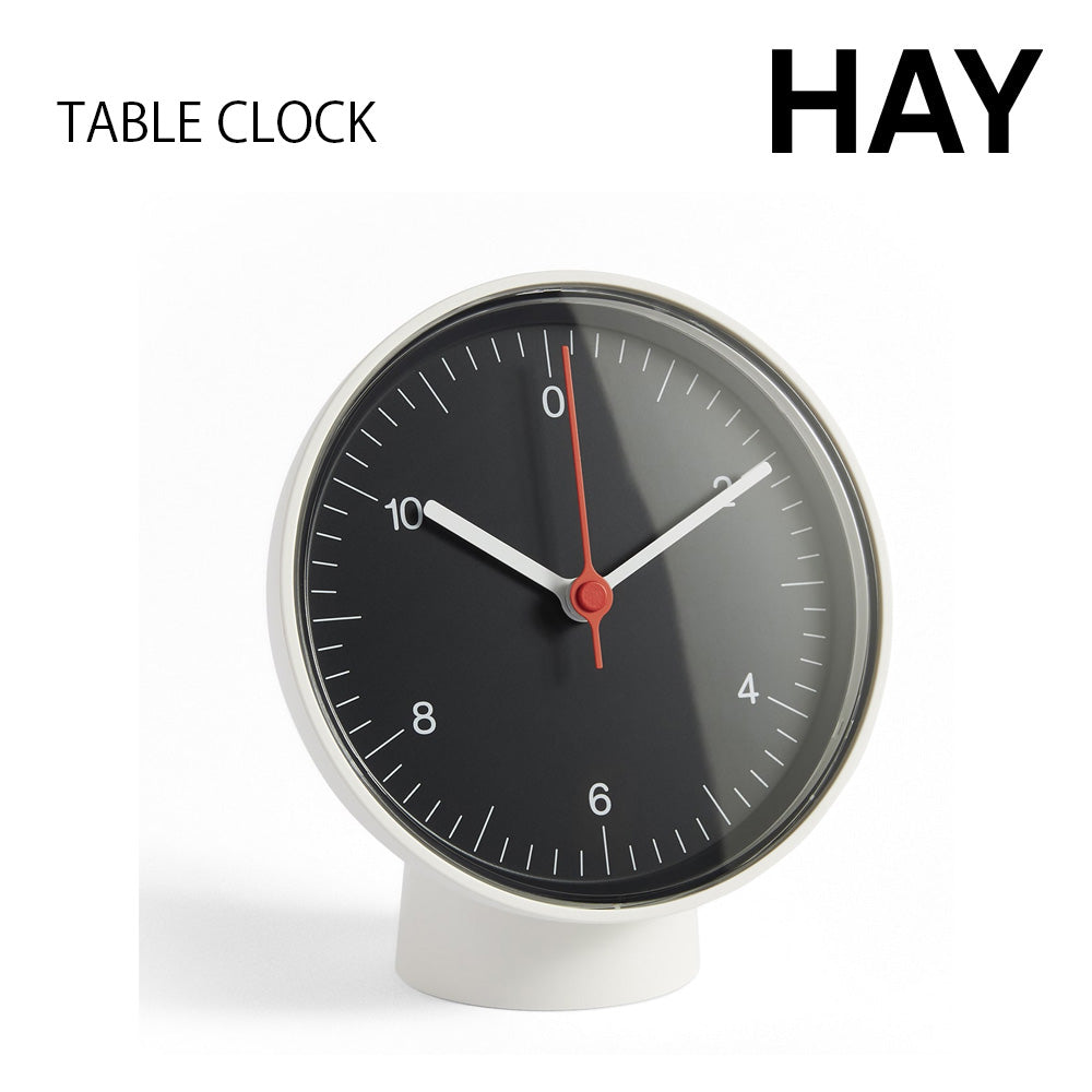 HAY ヘイ TABLE CLOCK テーブル クロック 置き時計 時計 おしゃれ かわいい 北欧 ジャスパー・モリソン ブルー ホワイト ブラック グリーン