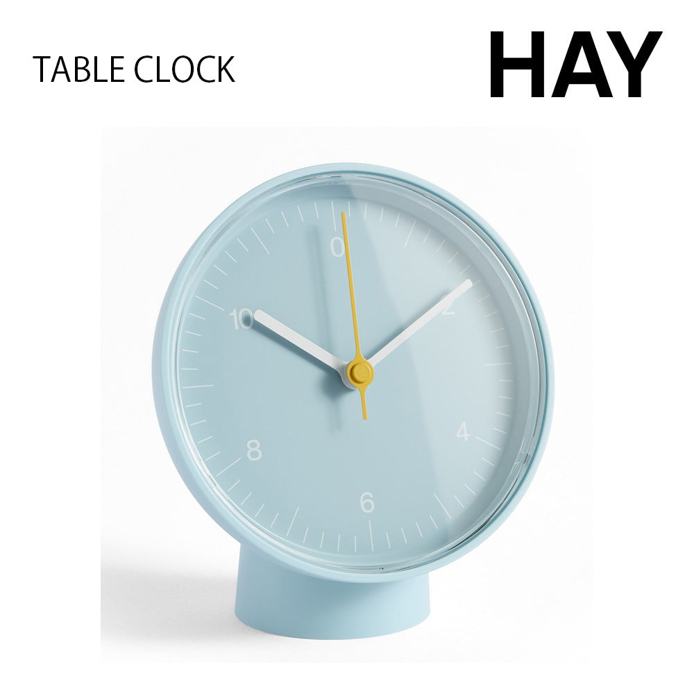 HAY ヘイ TABLE CLOCK テーブル クロック 置き時計 時計 おしゃれ かわいい 北欧 ジャスパー・モリソン ブルー ホワイト ブラック グリーン