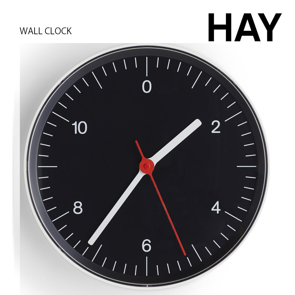 HAY ヘイ WALL CLOCK ウォールクロック 壁掛け時計 時計 おしゃれ かわいい 北欧 ジャスパー・モリソン ブルー ホワイト ブラック グリーン