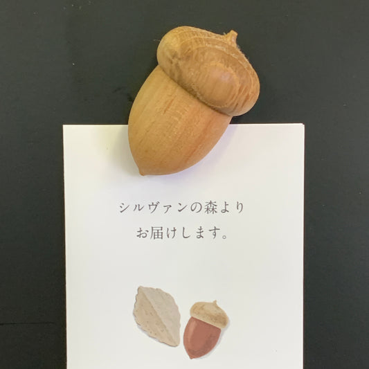 Oak Village Acorn Card Stand, Card Stand, Photo Stand, POST Card Stand, Wooden Card Stand, Craft, Woodworking Products