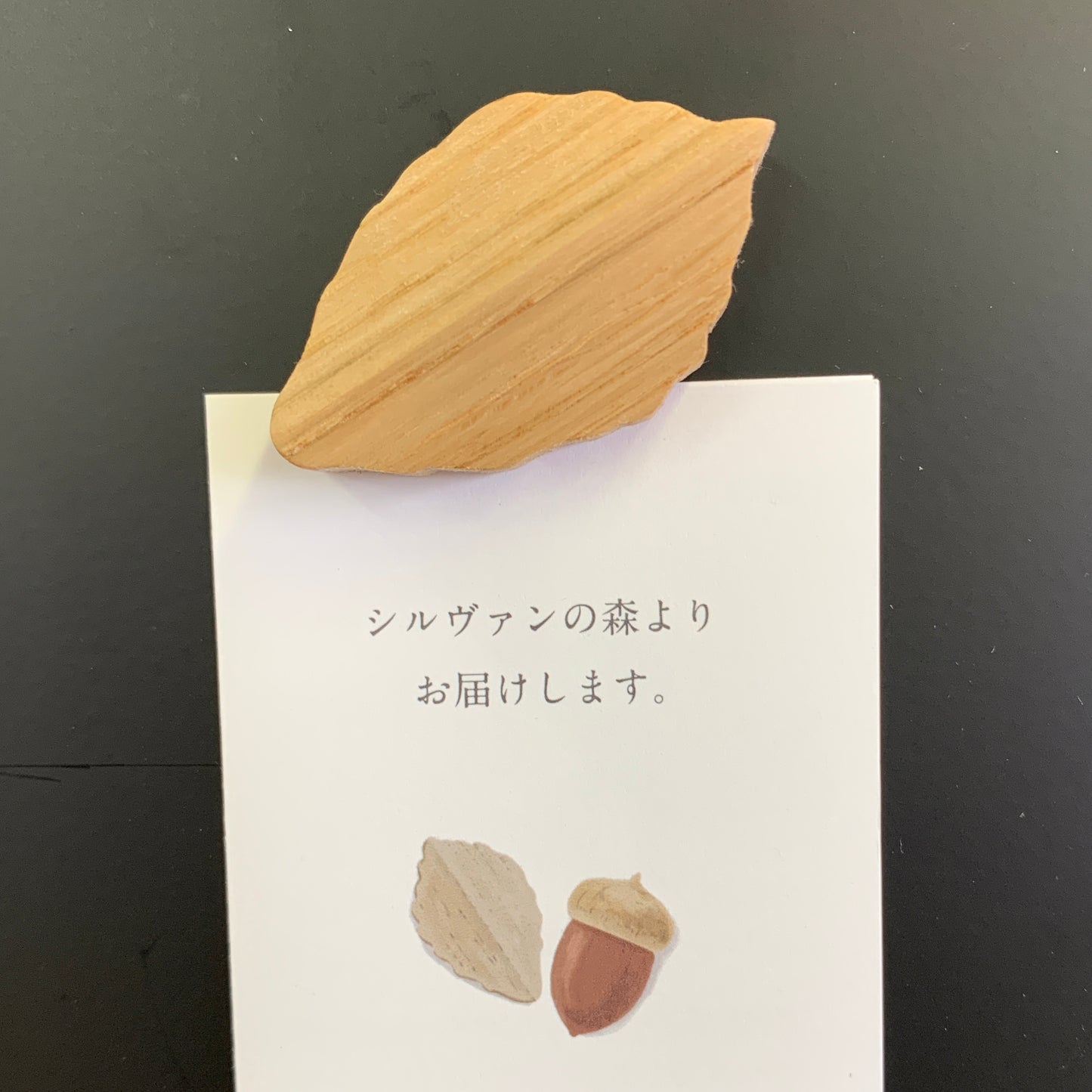 Oak Village Acorn Card Stand, Card Stand, Photo Stand, POST Card Stand, Wooden Card Stand, Craft, Woodworking Products