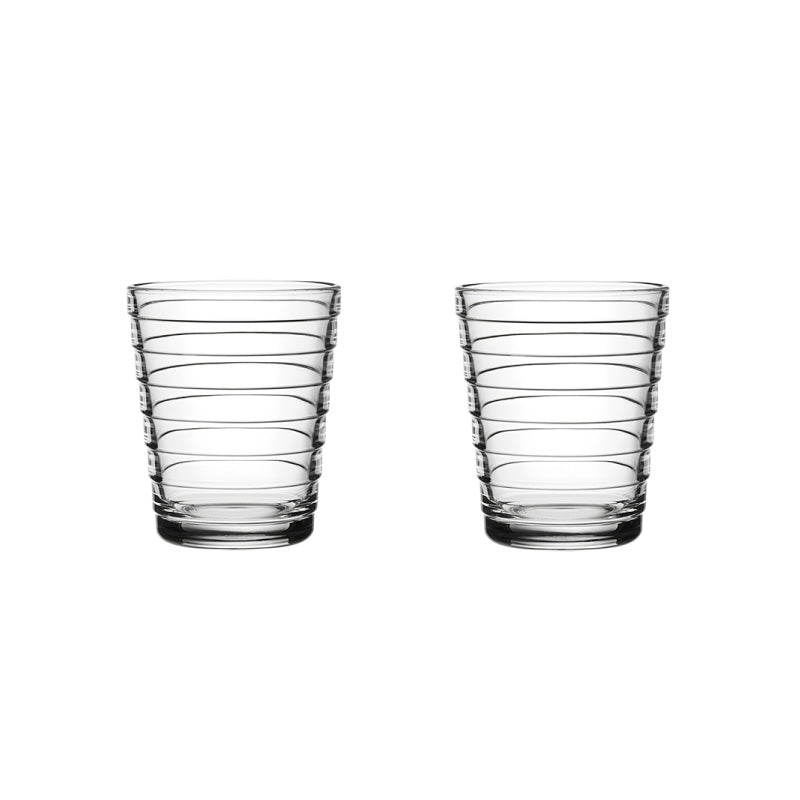 IITTALA Kastehelmi Authentic Iittala Kastehelmin Tumbler Pair Glasses Nordic Tableware