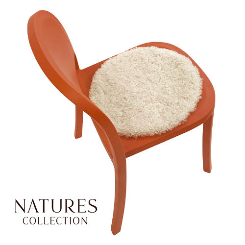 シープスキン ネイチャーズ コレクション シートパッド ショートカーリーシープスキン クッション SEAT PAD SHORT CURLY SHEEP SKIN 北欧 座布団 椅子用カバー 寒さ対策グッズ